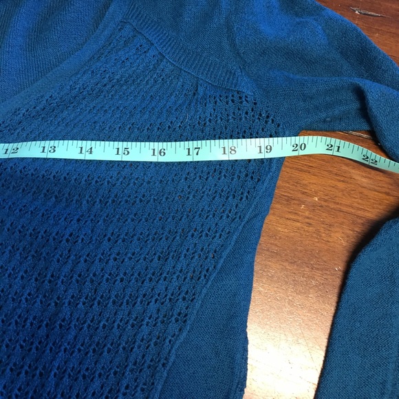 Sparrow for Anthropologie Teal Cardigan - Picture 5 of 6